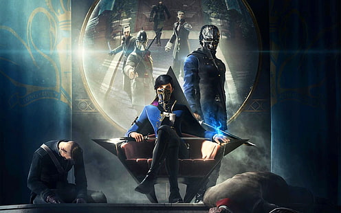 Dishonored 2 Throne Room, Onlinespielcharakter-Hintergrundbild, Spiele, Dishonored, Dishonored 2, HD-Hintergrundbild HD wallpaper