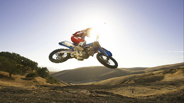 Yamaha YZ250F, motorcycle, motocross, 2015, sport bike, test drive, review, bike, HD wallpaper