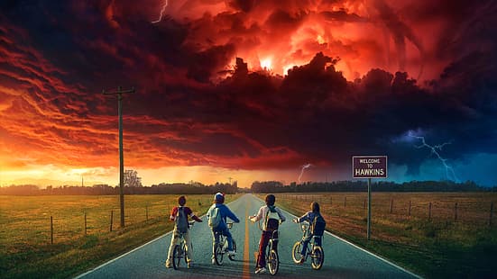 Stranger Things, Série télévisée Netflix, Fond d'écran HD HD wallpaper