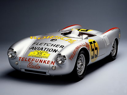 1954, 550, Carrera, Panamericana, Porsche, гонки, гонки, ретро, ​​Spyder, HD обои HD wallpaper