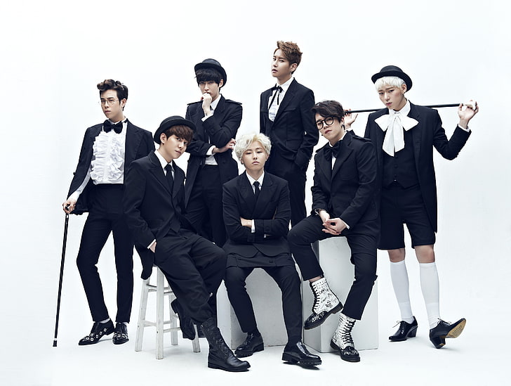 K-Pop-Boyband, Blockb, K-Pop, Zico, Jaehyo, Po, Park Kyung, B-Bomb, Taeil, Musiker, Männer, Koreaner, HD-Hintergrundbild
