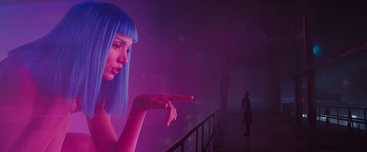 филмови сцени, Blade Runner 2049, киберпънк, HD тапет