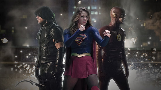 أساطير الغد Flash Arrow Supergirl، خلفية HD HD wallpaper