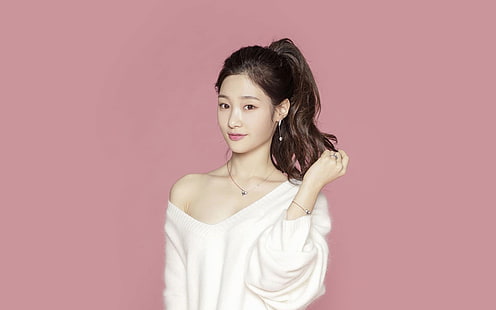 rosa, ioi, chaeyeon, fofa, kpop, asiático, HD papel de parede HD wallpaper