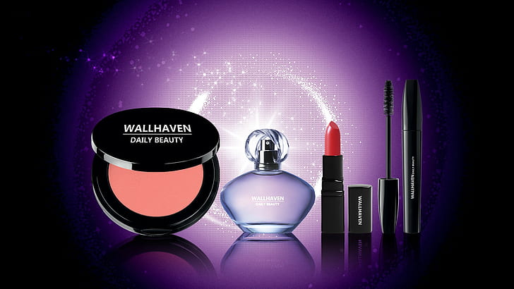 Cosmétiques, Rouge à lèvres, maquillage, Mascara, Parfum, Poudre, Wallhaven, Fond d'écran HD