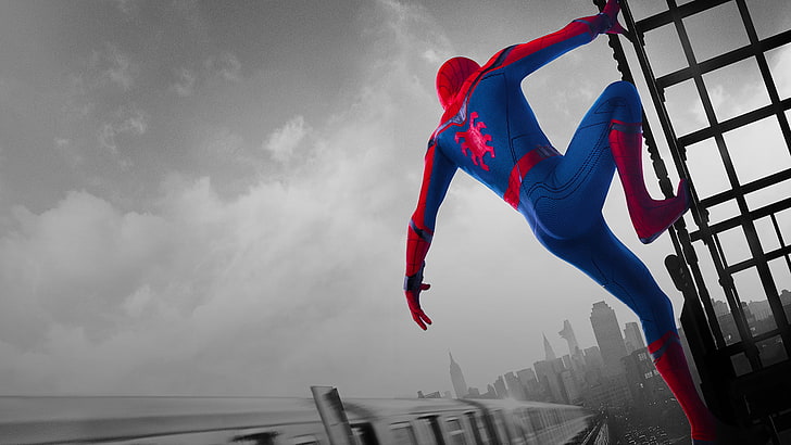 Spider-Man ، Marvel Comics ، Marvel Cinematic Universe ، Tom Holland ، Spider-Man Homecoming (Movie) ، Spider-Man: Homecoming ، Spider-Man: Homecoming (2017)، خلفية HD