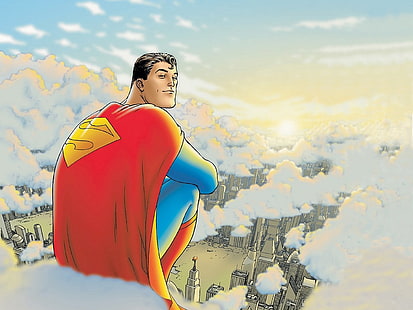 Superman, all-star superman, HD tapet HD wallpaper
