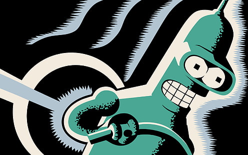 Bender, Futurama, robot, Sfondo HD HD wallpaper