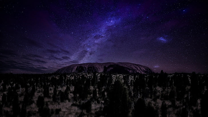 milchstraße, sternenklare nacht, sternenklare, sternen, nachthimmel, nacht, landschaft, HD-Hintergrundbild