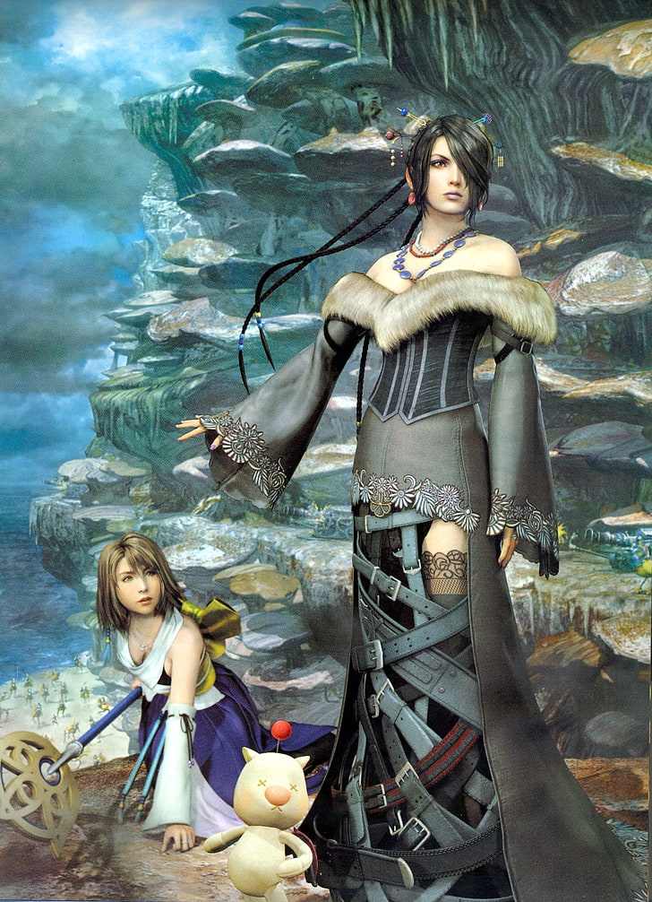 วิดีโอเกมแฟนตาซีสุดท้าย yuna Final Fantasy x lulu Final Fantasy 1612x2228 วิดีโอเกม Final Fantasy HD Art, Final Fantasy, วิดีโอเกม, วอลล์เปเปอร์ HD, วอลเปเปอร์โทรศัพท์