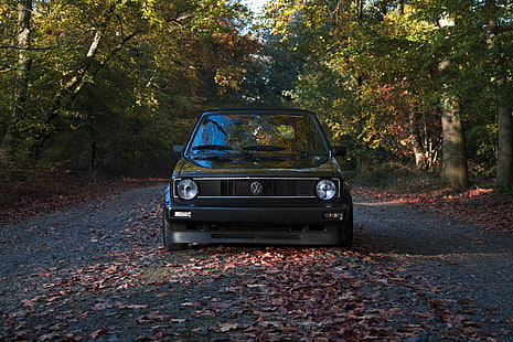 Volkswagen Golf Mk1, vår, bil, HD tapet HD wallpaper