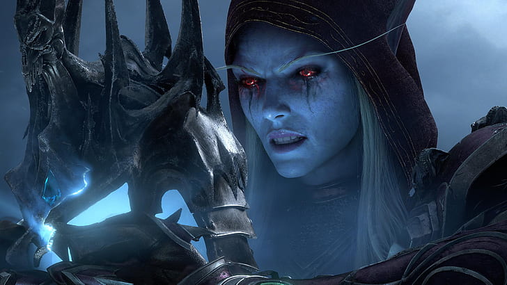 Blizzard Entertainment, Sylvanas Windrunner, World of Warcraft, Die Dunkle Dame, Krone Nerzul, Lady Banshee, World of Warcraft: Schattenlande, HD-Hintergrundbild