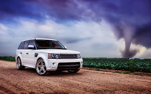 Land Rover, Range Rover, sport SUV bianco, land rover range rover, Land, Rover, Range, Sport, bianco, SUV, Car, Sfondo HD HD wallpaper