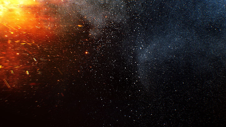 خلفية مجرة ​​للشمس والنجوم ، Battlefield ، مجردة ، Battlefield 1، خلفية HD