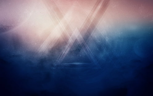 blaue und braune abstrakte Grafik, Beschaffenheit, abstrakt, HD-Hintergrundbild HD wallpaper
