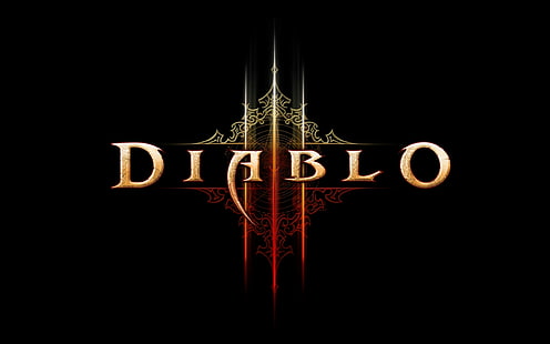 Diablo 3, nazwa, tekst, czcionka, tło, Tapety HD HD wallpaper