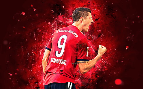 Fútbol, ​​Robert Lewandowski, FC Bayern Munich, polaco, Fondo de pantalla HD HD wallpaper