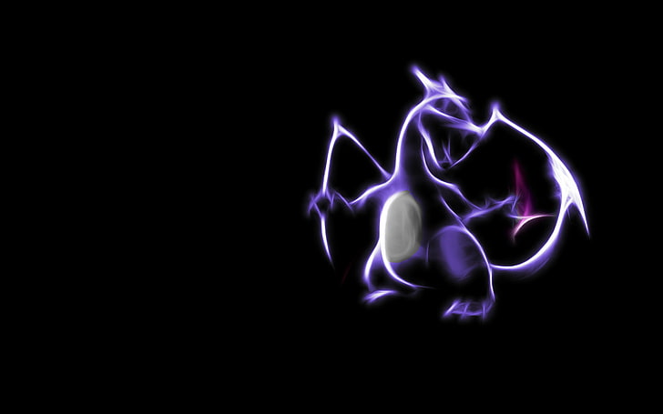 Pokémon, Fractalius, Charizard, minimalism, HD wallpaper