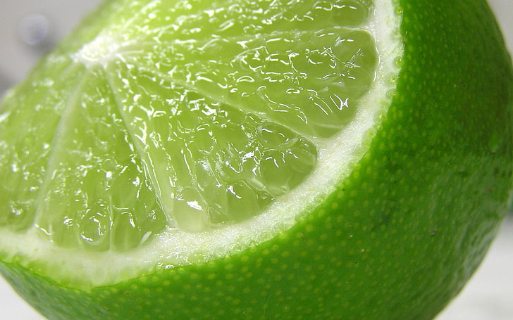 green lemon, lime, citrus, juicy, HD wallpaper
