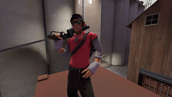 Scout (character), Team Fortress 2, HD wallpaper HD wallpaper