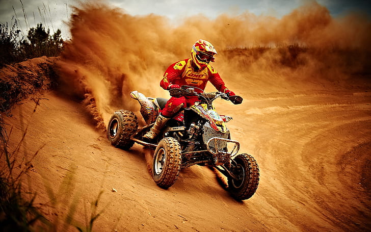 Sports, motorcycle race, dusty, Sports, Motorcycle, Race, Dusty, HD wallpaper