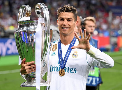 Cristiano Ronaldo, Kiev, Ukraine, UEFA, Champions League, Football Player, HD wallpaper HD wallpaper