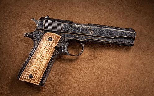 arma pistola colt colt 1911, Sfondo HD HD wallpaper