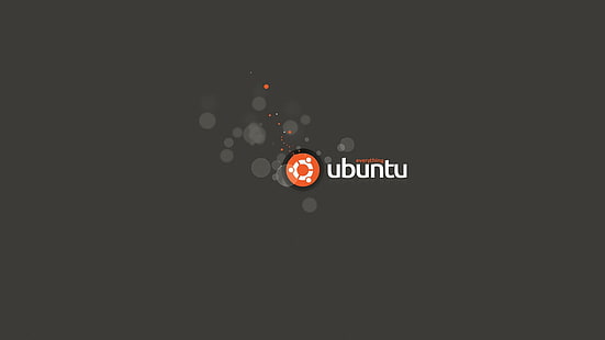 Ubuntuロゴ、ubuntu、すべて、ロゴ、背景、 HDデスクトップの壁紙 HD wallpaper