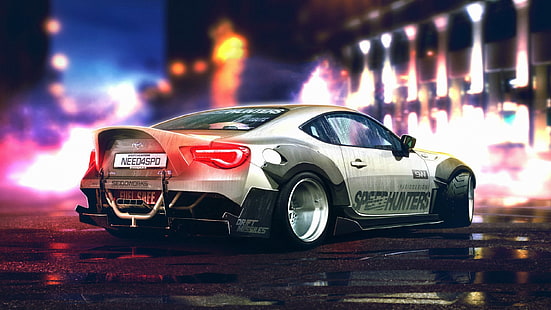 biały Nissan coupe, samochód, Toyota, Need for Speed, Speedhunters, Tapety HD HD wallpaper