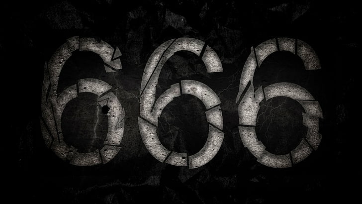 666, malvagio, occulto, satanico, Sfondo HD