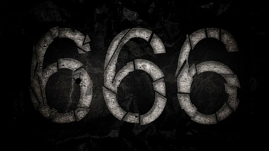 666, ond, ockult, satanisk, HD tapet HD wallpaper