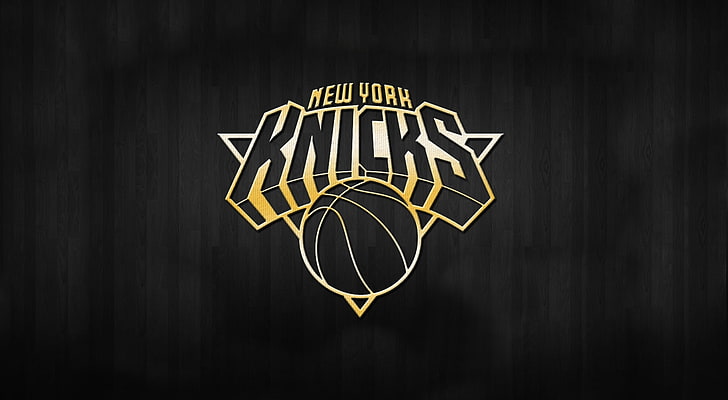 New York Knicks logo, Basketball, Background, Logo, Gold, NBA, Knicks, HD wallpaper