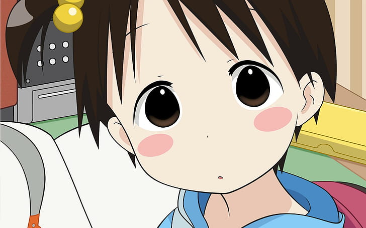伊藤伸江-ストロベリーマシュマロ、青いシャツを着た少女アニメキャラクター、アニメ、1920x1200、イチゴマシュマロ、伊藤伸江、 HDデスクトップの壁紙