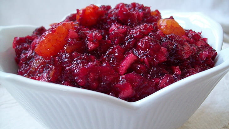 Makanan, Cranberry Relish, Wallpaper HD