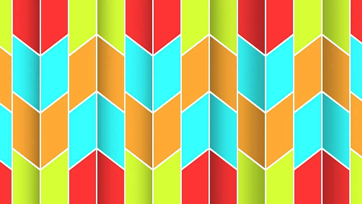 tile, pattern, colorful, HD wallpaper