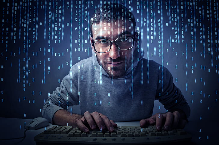 Technology, Hacker, Keyboard, Computer, men's grey hoodie, technology, hacker, keyboard, computer, HD wallpaper
