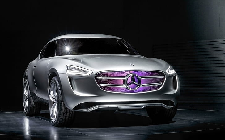 2014 Mercedes Benz Vision G Code, silver mercedes benz concept coupe, vision, mercedes, benz, 2014, code, cars, mercedes benz, HD wallpaper