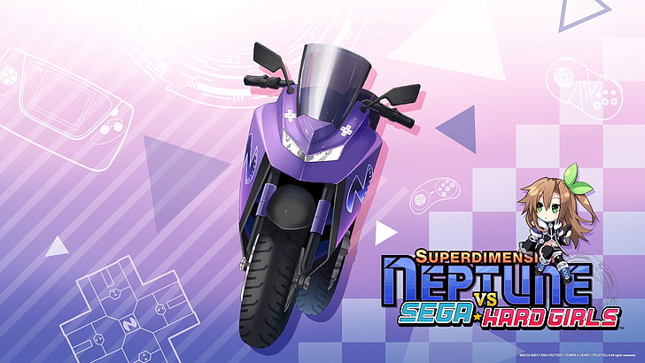 anime, dziewczyny anime, Hyperdimension Neptunia, Superdimension Neptune, IF (Hyperdimension Neptunia), Tapety HD