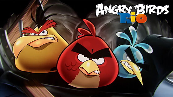 Angry Birds, Angry Birds Rio, Wallpaper HD HD wallpaper