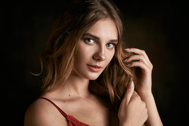 portrait, Girl, Maxim Fawn, Natasha Tikhomirova, HD wallpaper