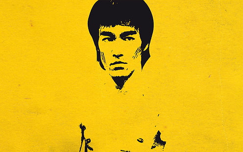 Bruce Lee-kinesisk Kung Fu HD-skrivbordsunderlägg, Bruce Lee-illustration, HD tapet HD wallpaper
