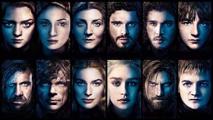 Game of Throne character portrait collage photo, anime, Game of Thrones, HD  wallpaper | Wallpaperbetter
