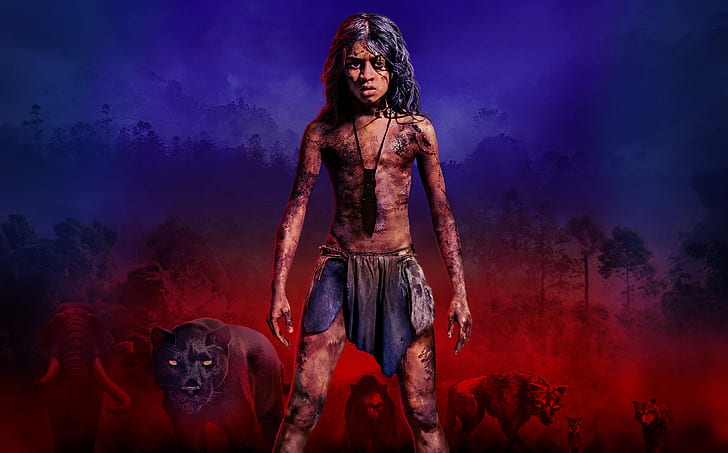 Mowgli, 2018, 4K, HD-Hintergrundbild
