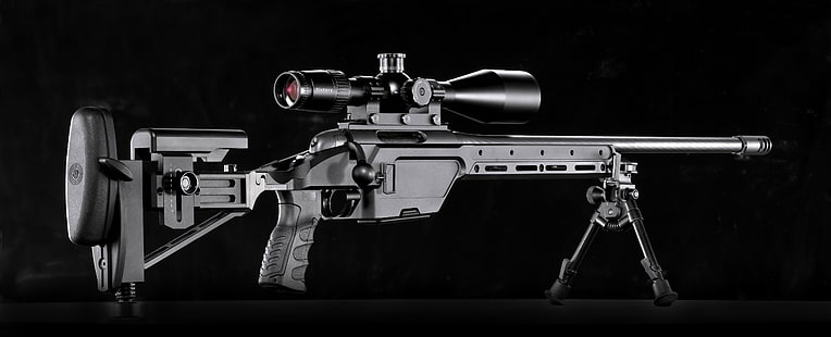 arma, rifle sniper, rifles, espingarda de ação do parafuso, Steyr, Steyr SSG 08, HD papel de parede HD wallpaper