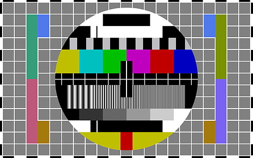 TV, Testbilder, Monoskop, HD-Hintergrundbild HD wallpaper