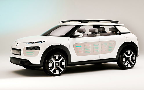 2013 Citroen Cactus Concept, รถ suv ซีตรองสีขาว, แนวคิด, ซีตรอง, 2013, แคคตัส, รถยนต์, วอลล์เปเปอร์ HD HD wallpaper