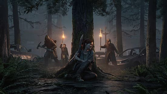 The Last of Us, The Last of Us 2, Ellie Williams, Machete, Videospiele, HD-Hintergrundbild HD wallpaper