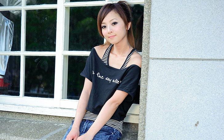 Model, Mikako Zhang Kaijie, Wallpaper HD