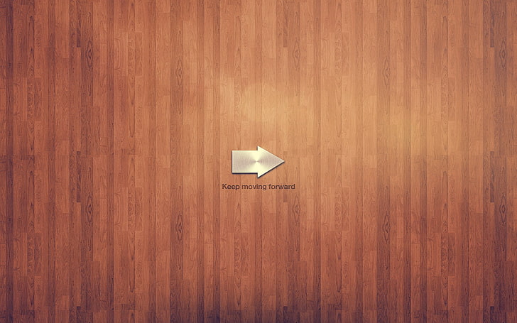 kabinet kayu 2 pintu coklat, motivasi, permukaan kayu, panah (desain), minimalis, tipografi, Wallpaper HD