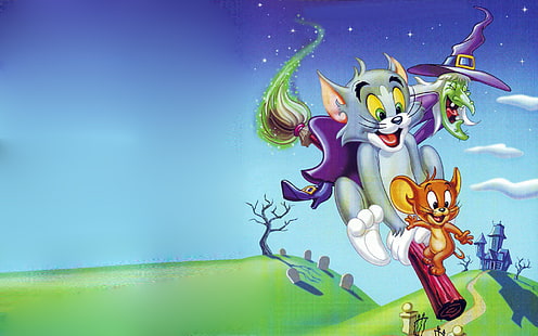 Tom and Jerry Thrills And Chills Hd Wallpaper 1920 × 1200, Tapety HD HD wallpaper